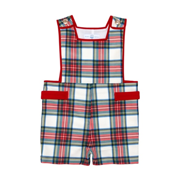 Henry Duvall James Henry Jon Jon and Peter Pan Shirt in Townsend Tartan, NWOT - Picture 2 of 15